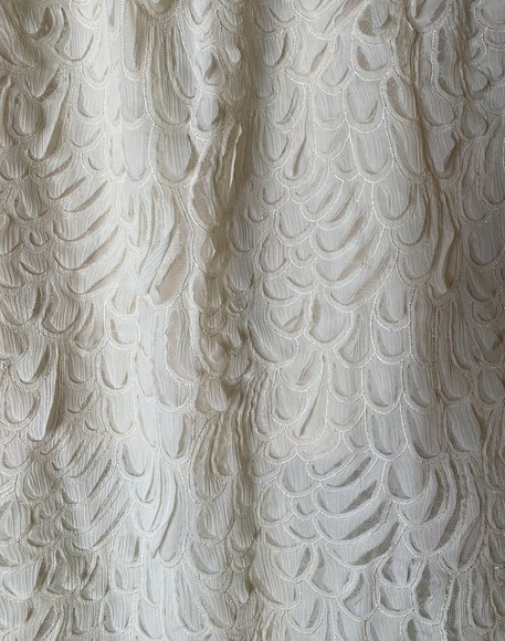 Beulahstyle CD6004-S Midi Pencil Skirt Ivory Size Small - Picture 6 of 6